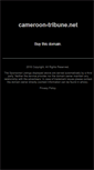 Mobile Screenshot of cameroon-tribune.net