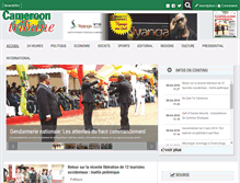 Tablet Screenshot of cameroon-tribune.cm